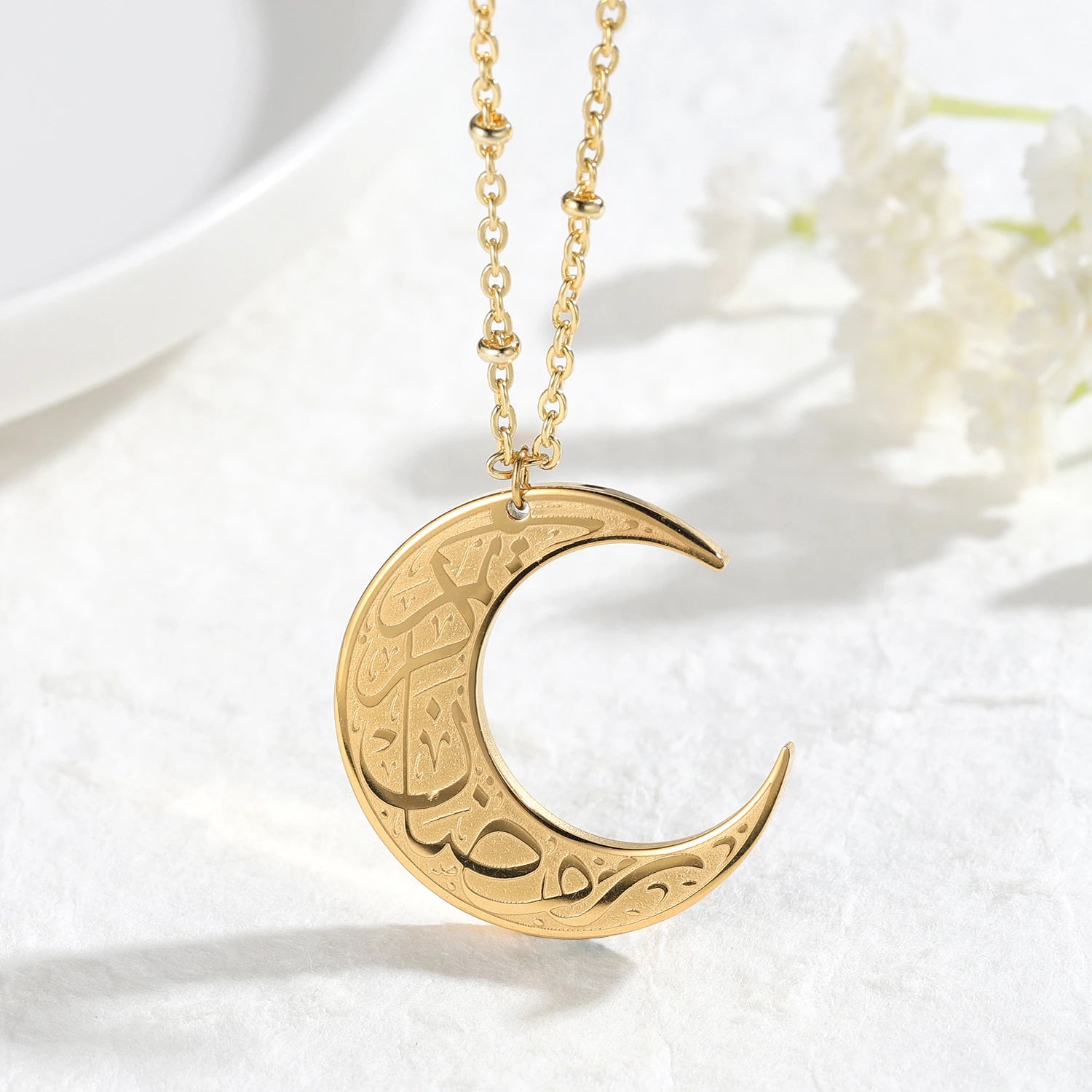 RVM Jewels Aurora Crystal Glow in The Dark Crescent Moon Pendant Necklace  for Girls Women Alloy Price in India - Buy RVM Jewels Aurora Crystal Glow  in The Dark Crescent Moon Pendant