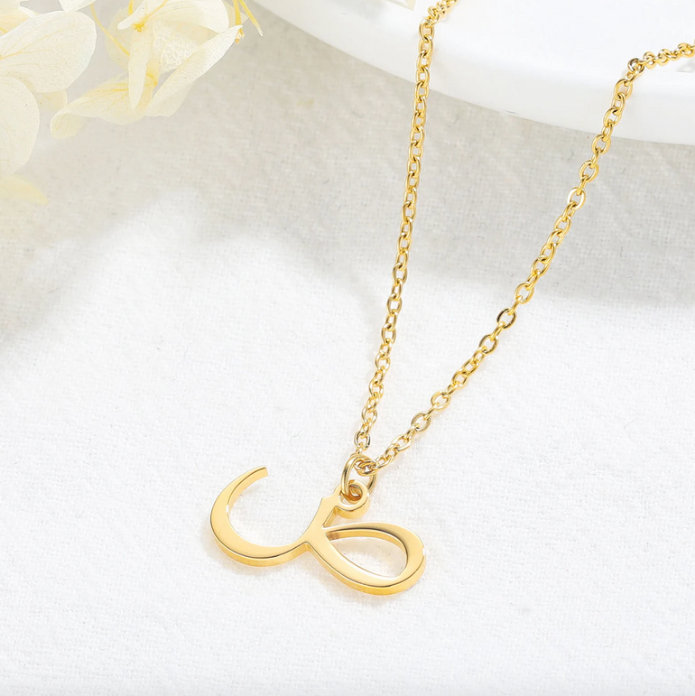 Gold best sale arabic pendant